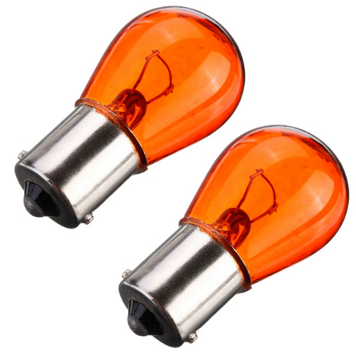 2x P21W BA15s 382 12v Amber/Orange Indicator Light Car Bulbs (Opposite ...